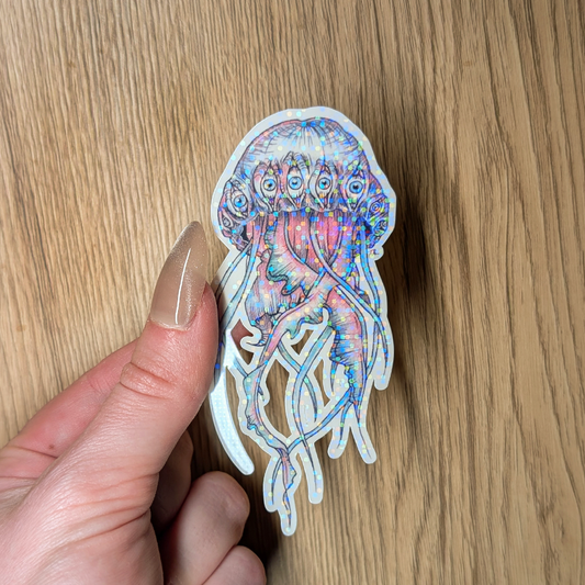 Jell-eye-fish Sticker