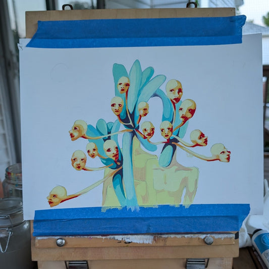 ORIGINAL Petalous Household Painting