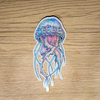 Jell-eye-fish Sticker