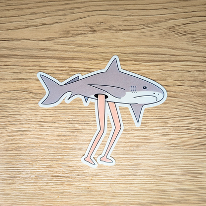 Sea Legs Shark Sticker