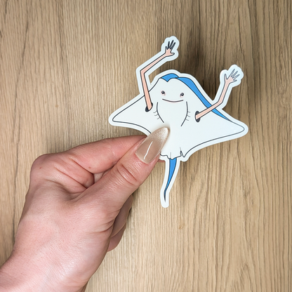 Sea Legs Sting Ray Sticker