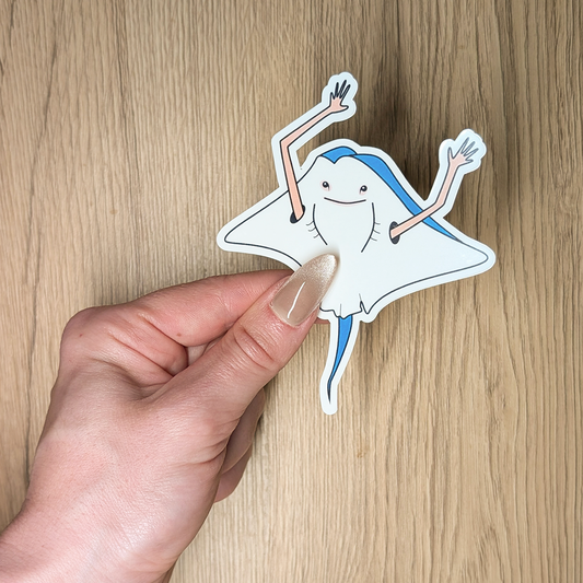 Sea Legs Sting Ray Sticker