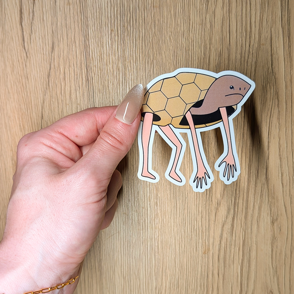 Sea Legs Turtle Sticker