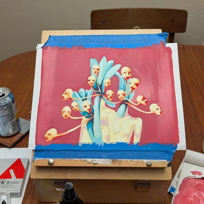 ORIGINAL Petalous Household Painting
