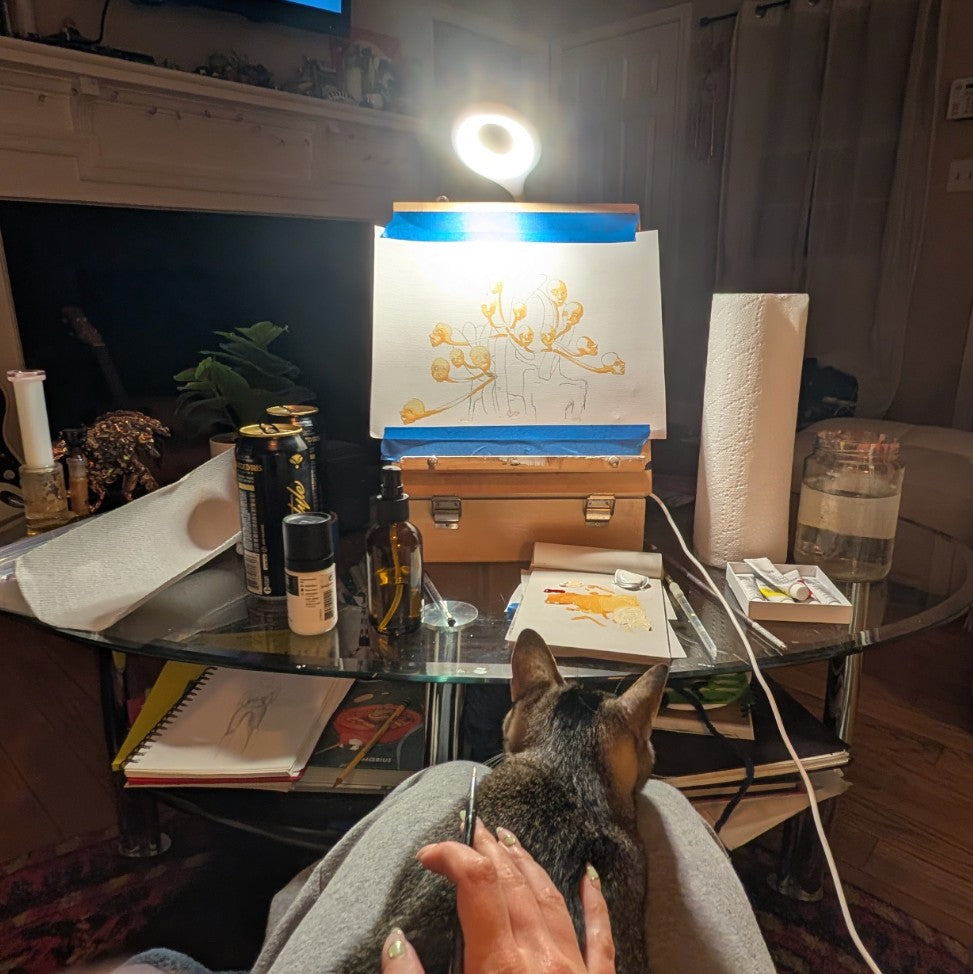 ORIGINAL Petalous Household Painting